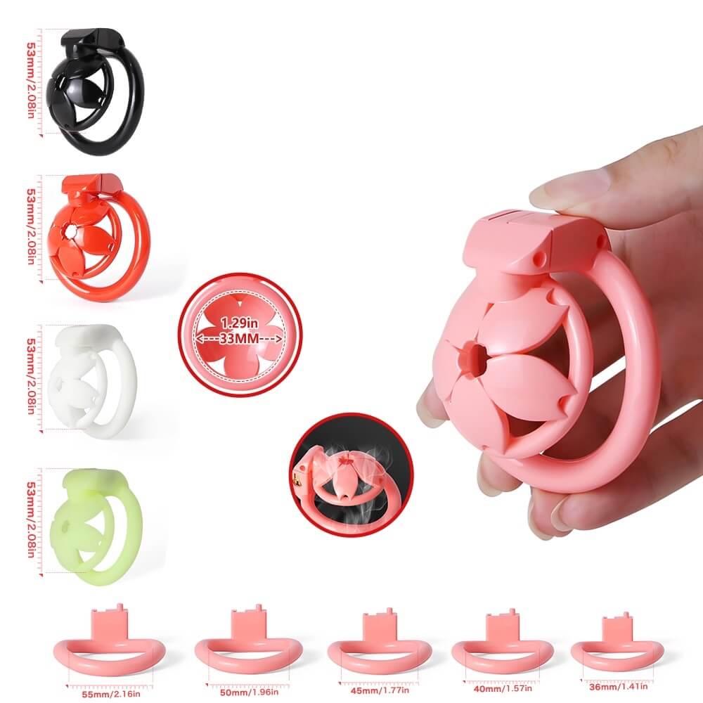 Sakura 3D-gedrucktes extrakurzes Keuschheitsgerät