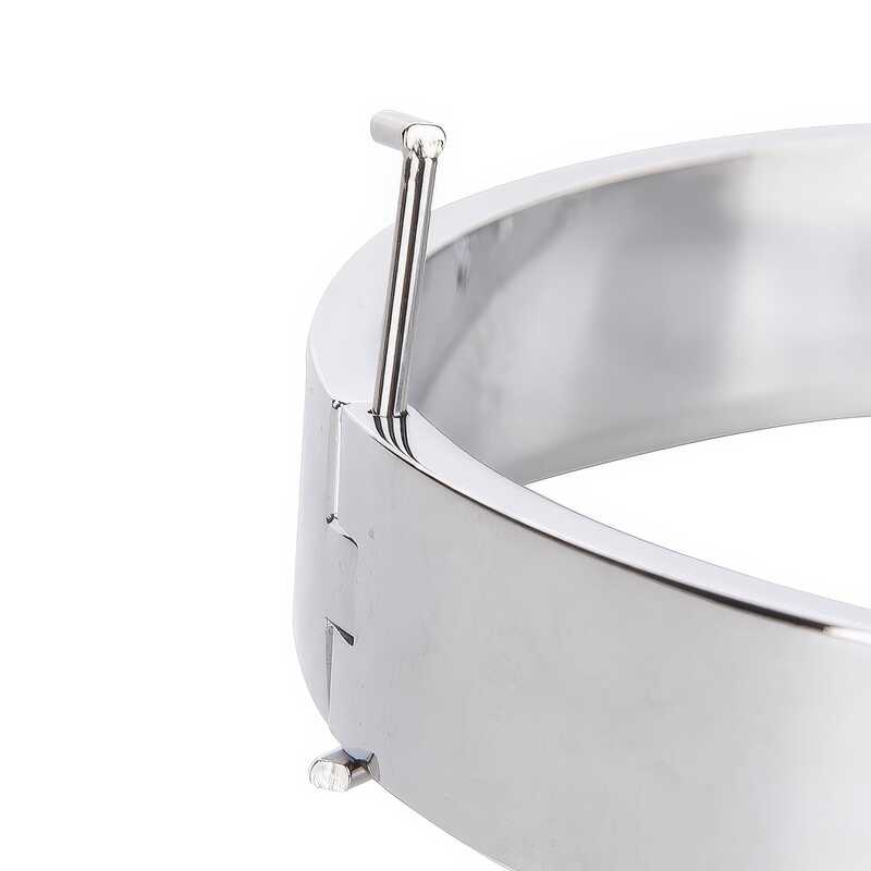 Metall bdsm halsband + Leine