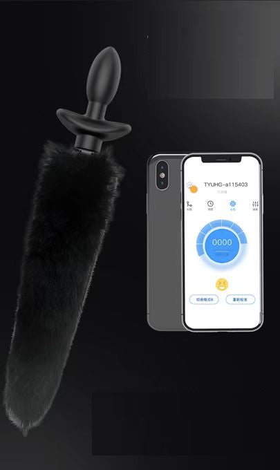 Shake Tail Shock Analplug Remotely