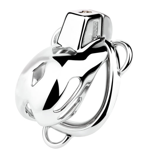 Kurze glatte Edelstahl Mamba Käfig mit Gürtel