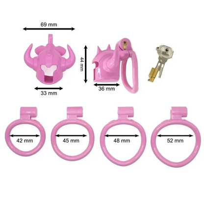 Sissy Bullhorn Keuschheitskäfig