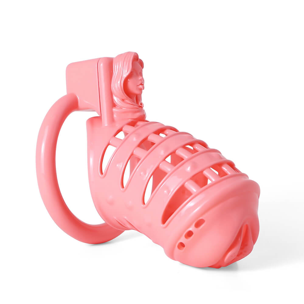 Sissy Rosa mit Spitzen 3D-gedruckt Vagina-Optik Vaginal