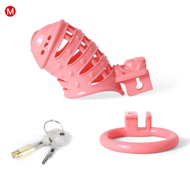 Sissy Rosa mit Spitzen 3D-gedruckt Vagina-Optik Vaginal