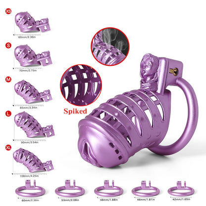 Sissy Lila mit Spitzen 3D-gedruckt Vagina-Optik Vaginal