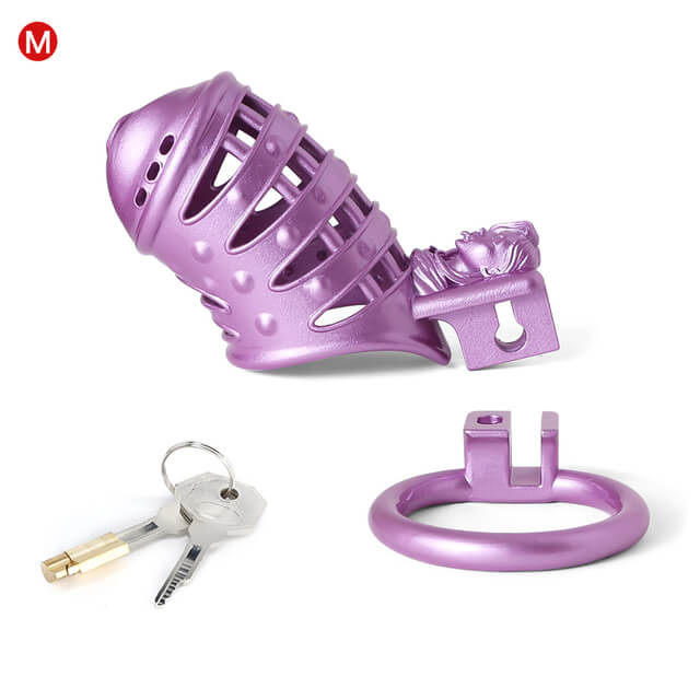 Sissy Lila mit Spitzen 3D-gedruckt Vagina-Optik Vaginal