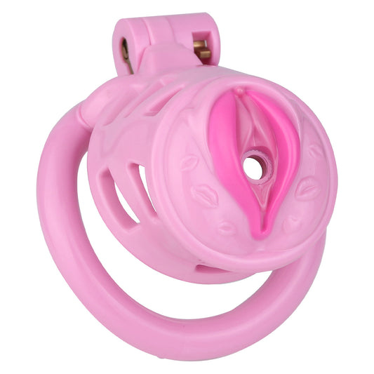 Sissy Pussy Chastity Cage - 1