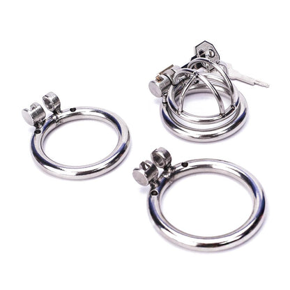 Keuschheitsgerät 1,10–2,04 Zoll mit 3 Ringen