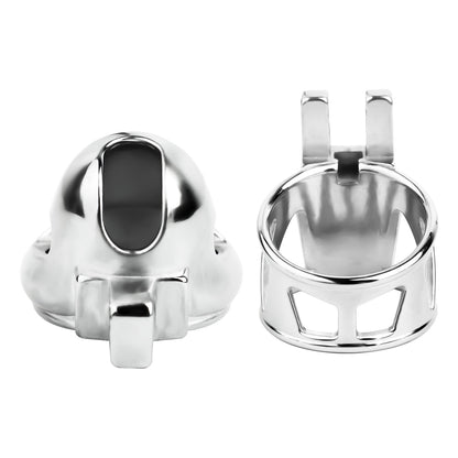 Stainless Steel Ringless Chastity Cage - 2