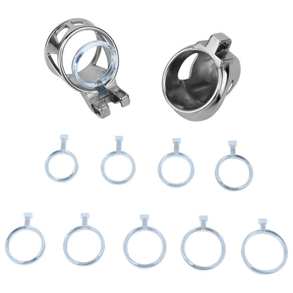 Stainless Steel Ringless Chastity Cage - 7