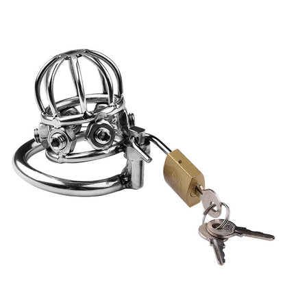 Edelstahl Rivet Bondage Keuschheitskäfig