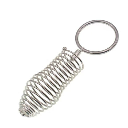 Edelstahl Threaded Penis Hülle mit Ring
