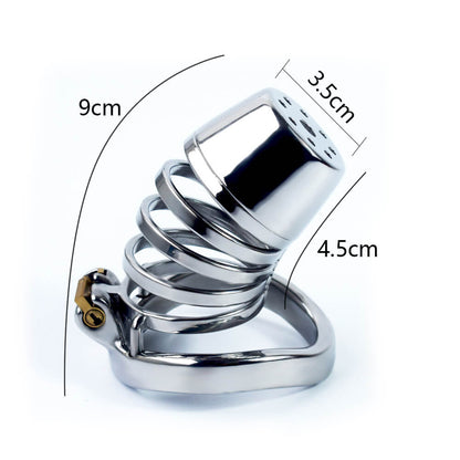 Stripe Sprinkler Keuschheitskäfig 3,54 Zoll