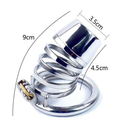 Stripe Sprinkler Keuschheitskäfig 3,54 Zoll