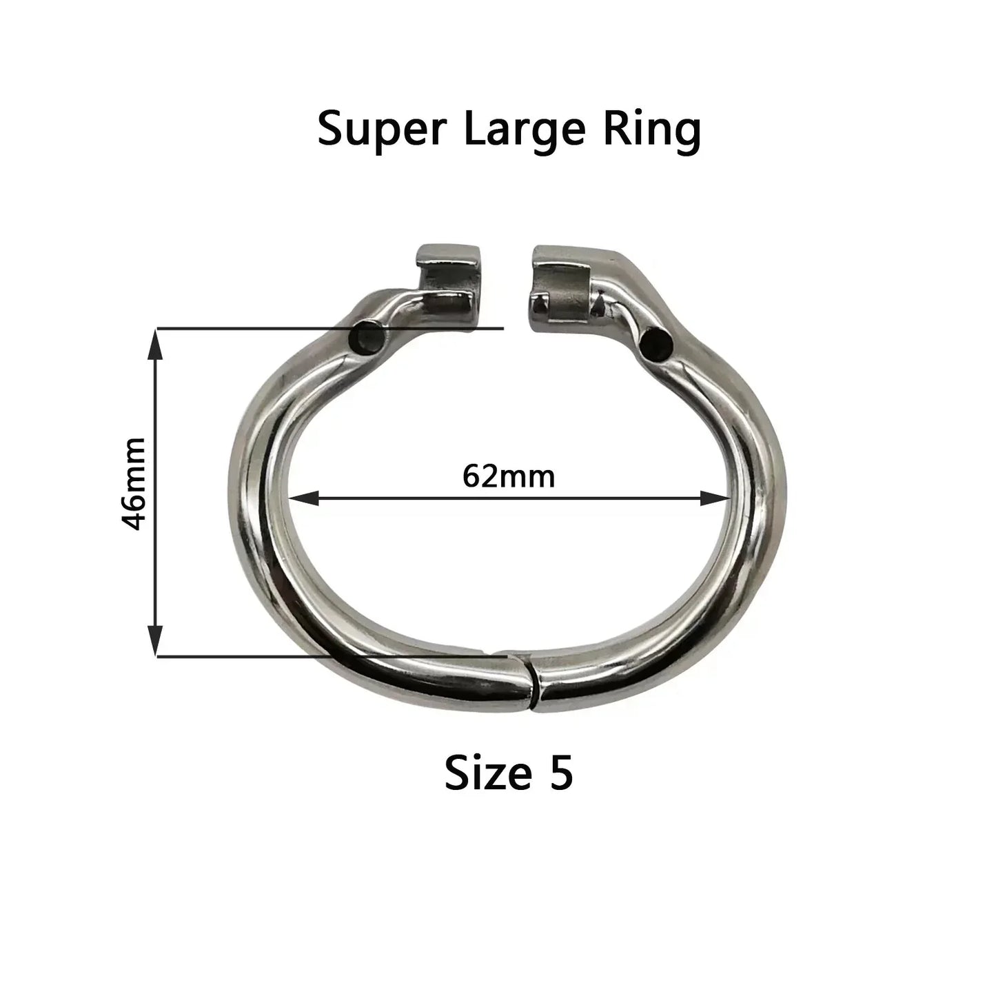CC33 Edelstahl Super Kleines Cock Cage – Produktansicht 6