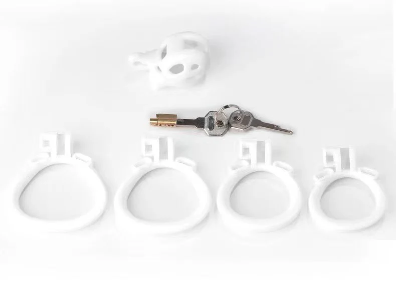 Super-Mini Cobra Keuschheitskäfig Kits 1,81 Zoll lang
