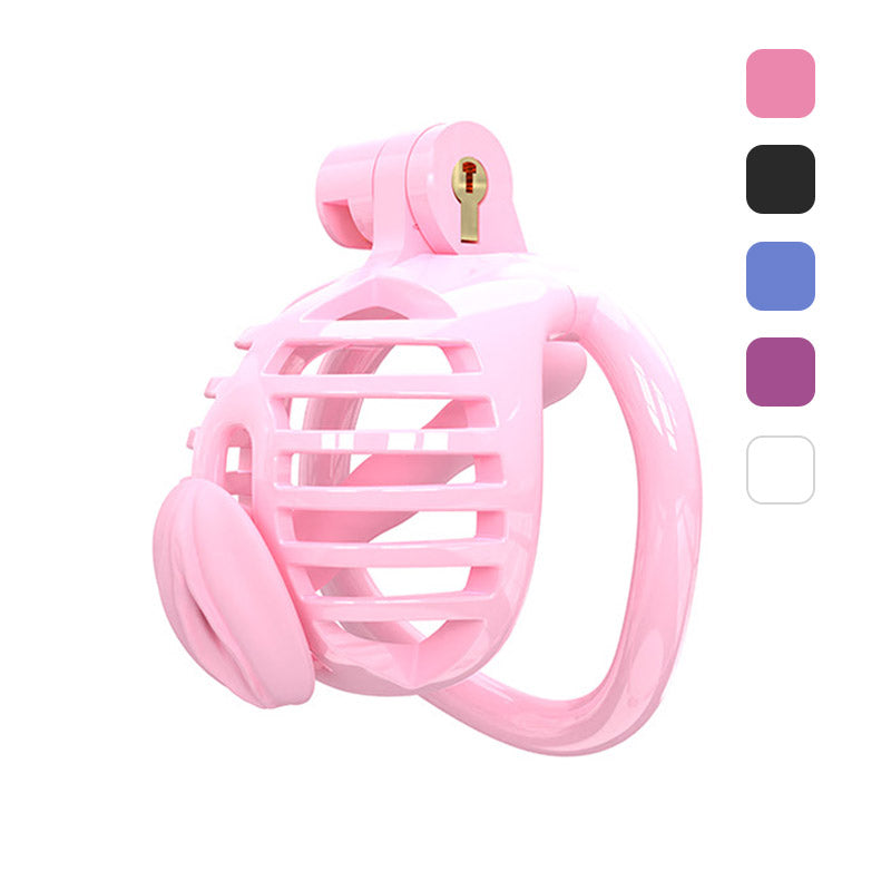 Klein Keuschheitskäfig 5 mit Katheter Colors zu choose
