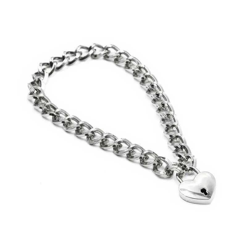 Bdsm Halsband Vorhängeschlosskette