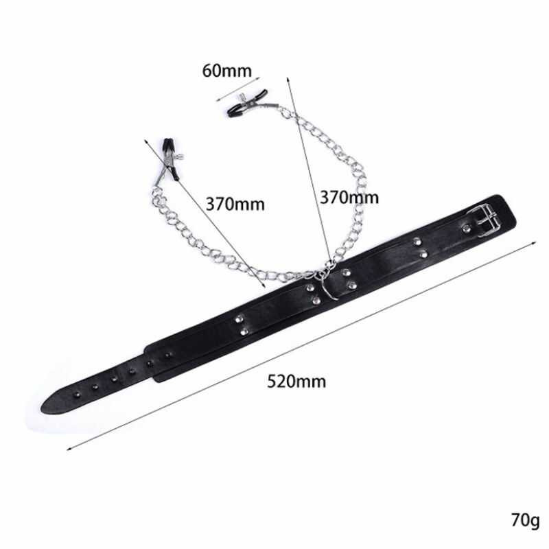 Nippelklemmen Mit Halsband BDSM