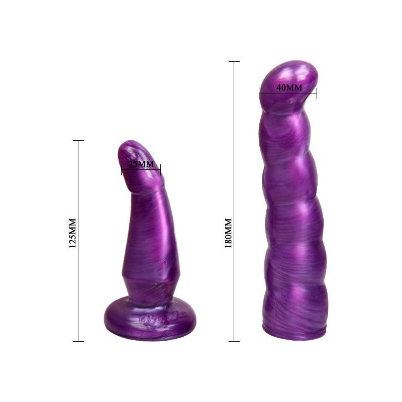 Doppelter Umschnalldildo
