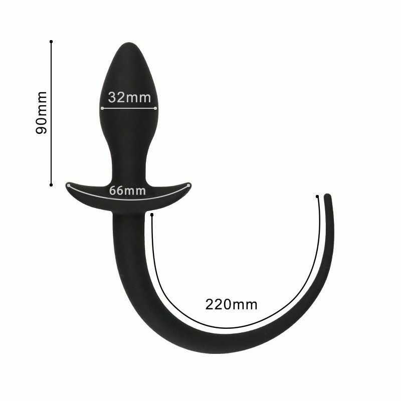 Hundeschwanz Analplug