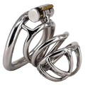 Kurzer Keuschheitskäfig Metall Villandry M