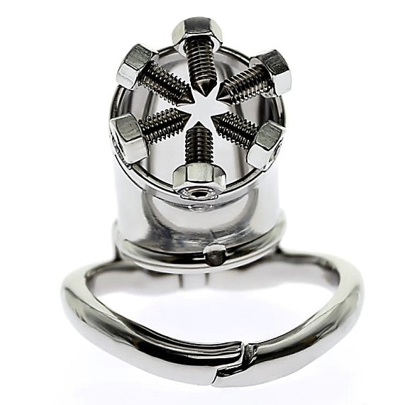 Keuschheitskäfig Spikes Metall T200