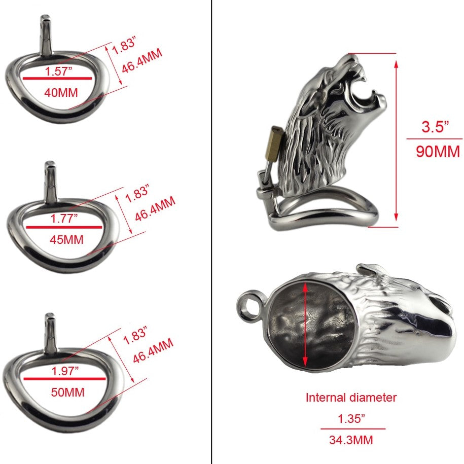 Keuschheitskäfig Für Herren Metall Puma
