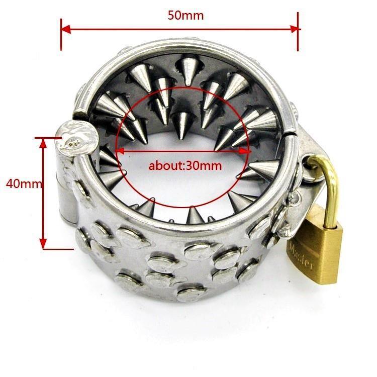 Keuschheitspenisring Breite Spitze Cockring – Produktansicht 3