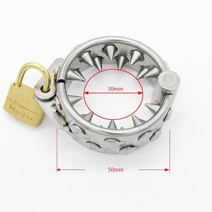 Spiked Cockring Peniskäfig – Produktansicht 3