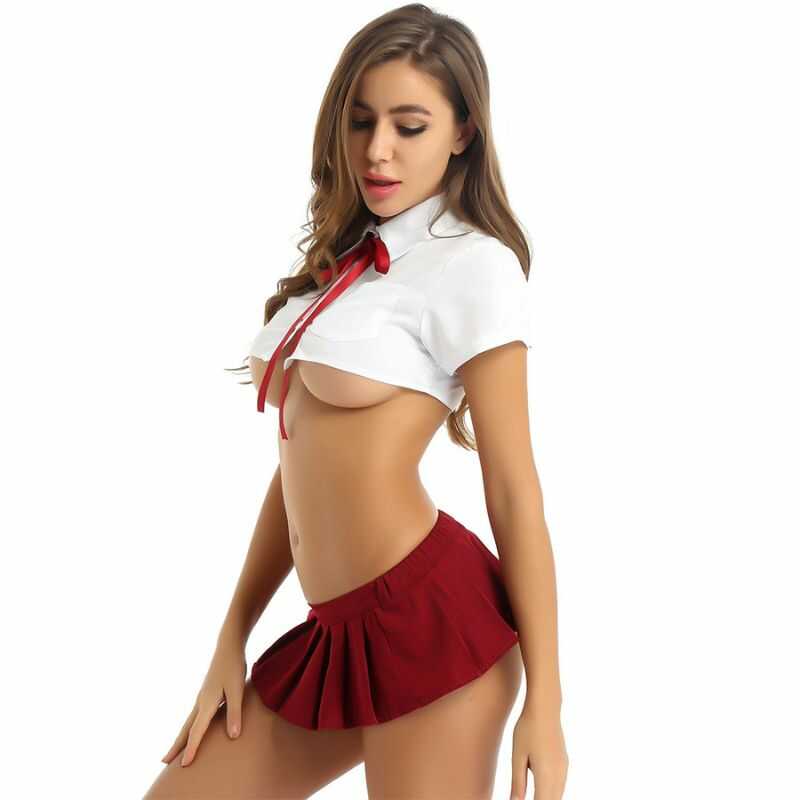 Sexy Japanisches Schulmädchenkleidung – Produktbild