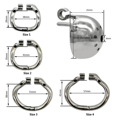 Bell Keuschheitsgerät aus Edelstahl