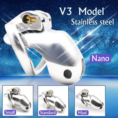 Stahl Holy Trainer v3 Keuschheitskäfig