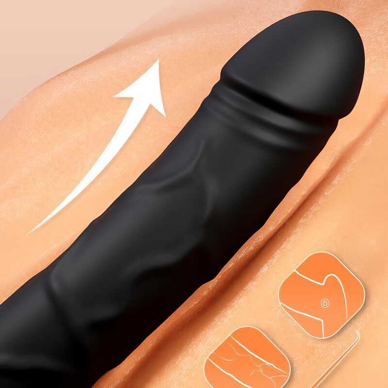 Doppelter Realistischer Vibrierender Umschnalldildo