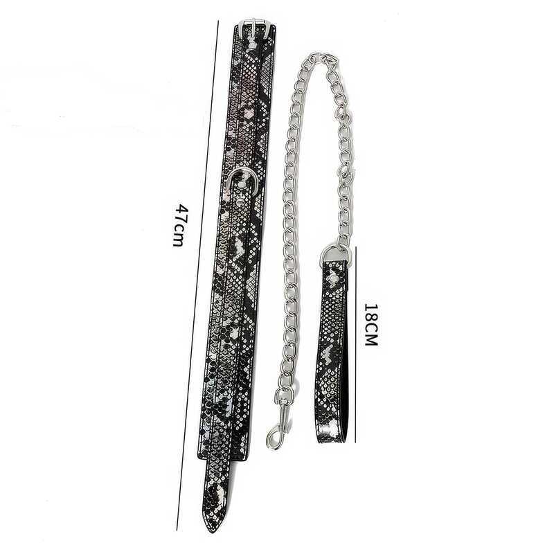 Schlangen leine Halsband BDSM