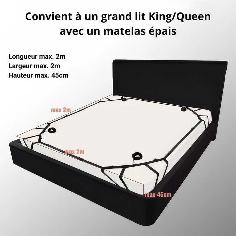 Handschellen von atache im Bett V2