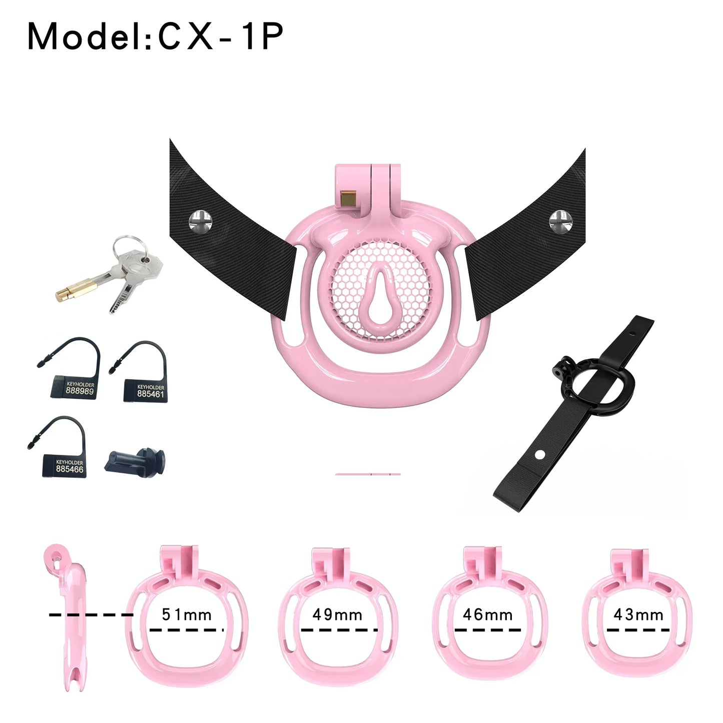 Sissy Käfig mit Wearable Keuschheitskäfig