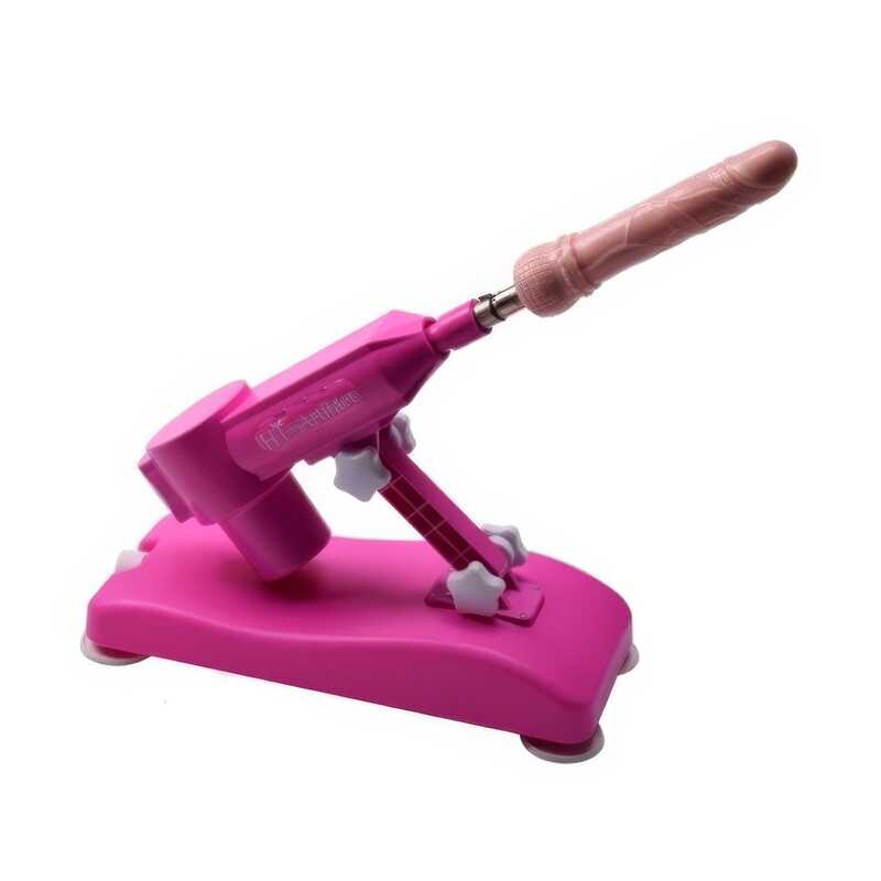 Rosa Fickmaschine Mit 8 Dildos
