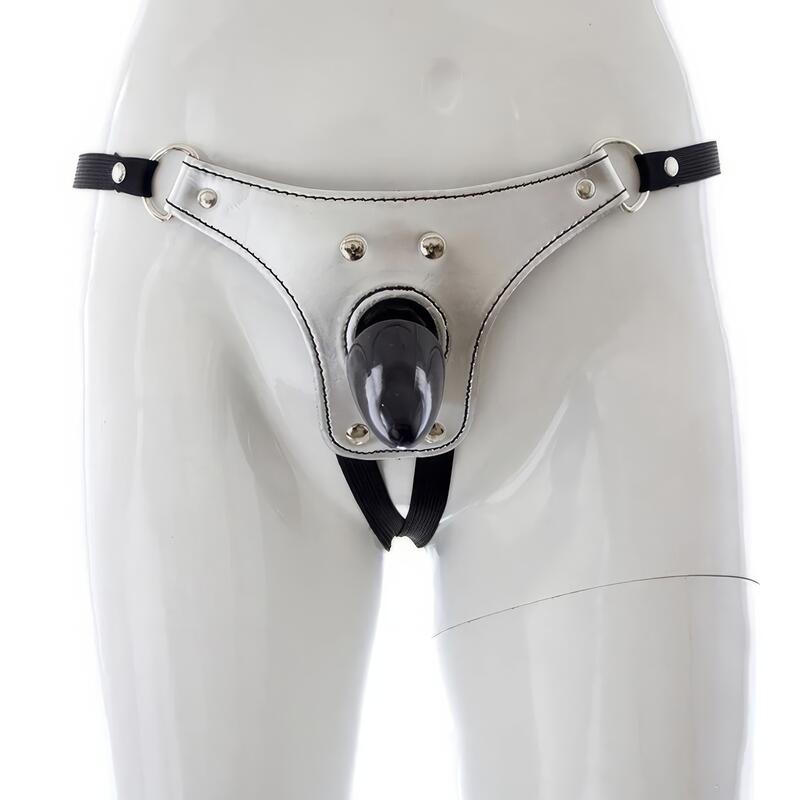 Kegelförmiger Umschnalldildo